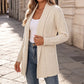 Damen lässiger zweireihiger Strickcardigan