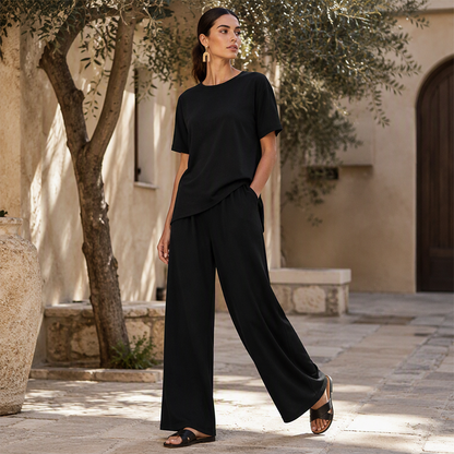 🔔 Letzte 100 Stück – solange der Vorrat reicht! Weites Oberteil & Weite Hose Set für Damen