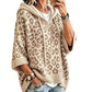 💞 Über 100.000 verkauft – der beliebteste Hit – jetzt zum halben Preis！Gestrickter Hoodie mit Leopardenmuster für Damen
