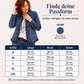📢🎉50%Rabatt!!!🛍️✨Jeansjacke für Damen – Doppeltreihig, mit Rüschen & femininem Touch | Perfekt für Alltag, Freizeit & die Übergangszeit – Jetzt -50%!
