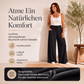 👖 Weite Damenhose aus Baumwolle & Leinen – Leichter Naturmix, lockerer Schnitt & luftiger Tragekomfort | Perfekt für warme Tage, Urlaub & Freizeit – Jetzt -50%!