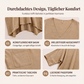 🏅 2000 Stück in 3 Tagen verkauft – schnell sein! Lockeres asymmetrisches V-Ausschnitt-Kleid für Damen