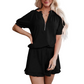 🔥 Neu eingetroffen + 50% + Nur heute ！Zweiteiliges Freizeit-Lounge-Set für Damen mit Rüschen