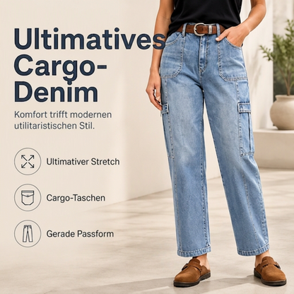 🙌 70% Wiederkaufquote – Qualität überzeugt! Legere Jeans mit geradem Bein für Damen