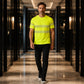 🚨 Eilmeldung: 50% endet heute Nacht! Gestreiftes T-Shirt für Herren im Color-Block-Look