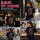 ⌛Zeitlich begrenztes Angebot – Damen-T-Shirt mit Totenkopf-Motiv