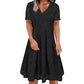 📢📢50%Rabatt!!!👗Elegantes Spitzenkleid mit V-Ausschnitt für Damen✨✨