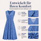 ⏰ Countdown läuft – 50% nur noch 3 Tage! Ärmelloses Damen-Kleid in Übergrößen mit V-Ausschnitt