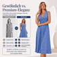 ⏰ Countdown läuft – 50% nur noch 3 Tage! Ärmelloses Damen-Kleid in Übergrößen mit V-Ausschnitt