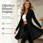 🌸🧥Neuheiten – Eleganter offener Cardigan mit Stricktextur – Weicher Komfort & vielseitiger Stil für jeden Anlass