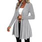 🌸🧥Neuheiten – Eleganter offener Cardigan mit Stricktextur – Weicher Komfort & vielseitiger Stil für jeden Anlass
