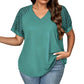 👚 Damen Elegantes Spitzen-Patchwork-V-Ausschnitt-Top – Zarte Spitze, femininer Schnitt & edle Optik | Perfekt für besondere Anlässe, Dates & elegante Abende – Jetzt -50%!