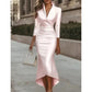 🌙 Heute um Mitternacht vorbei – verpassen Sie es nicht, sonst warten Sie ein Jahr! Elegantes Satin-Midikleid für Damen
