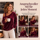 ⏰ Letzte Welle – Lager fast leer – 50% endet jederzeit！Damen Off-Shoulder Lockere Pullover-Oberteil