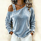 ⏰ Letzte Welle – Lager fast leer – 50% endet jederzeit！Damen Off-Shoulder Lockere Pullover-Oberteil
