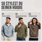 💰 Der 50%-Sturm kommt! Herren Freizeit Jeansjacke mit halbem Reißverschluss