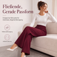 🧧 Aktionspreis = halber Preis – ein Schnäppchen! Elegante hochtaillierte Weithosen für Damen