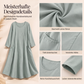 💎 Der Sommerhit 2026 – der Wahnsinn! Damen Langarmkleid in Unifarbe