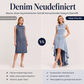 📢📢50%Rabatt!!!🎉✨Ärmelloses Jeanskleid für Damen mit asymmetrischem Saum