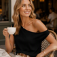 ⏰ Letzte Welle – Lager fast leer – 50% endet jederzeit！Lässiges One-Shoulder-Oberteil für Damen