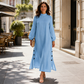 👗 Weites langärmeliges Maxikleid für Damen – Fließender Stoff, bequemer Schnitt & feminine Silhouette | Perfekt für Alltag, Urlaub & besondere Anlässe – Jetzt -50%!