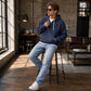 📢📢50%Rabatt!!!🎉✨Gestricktes Quarter-Zip-Hoodie-Sweatshirt für Herren