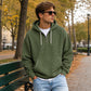 📢📢50%Rabatt!!!🎉✨Gestricktes Quarter-Zip-Hoodie-Sweatshirt für Herren