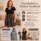 👗 Damen Midi-Kleid mit V-Ausschnitt & kurzen Ärmeln – Eleganter Schnitt, leichter Stoff & vielseitig kombinierbar | Perfekt für Alltag, Büro & warme Tage – Jetzt -50%!