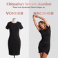 ⏰ Dernière vague – stocks épuisés – -50% peut s'arrêter à tout moment Damen Kurzarm-Raffungen Bodycon-T-Shirt-Kleid