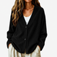 📢📢50%Rabatt!!!🎉✨Damen-Cordstrickjacke mit V-Ausschnitt