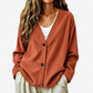 📢📢50%Rabatt!!!🎉✨Damen-Cordstrickjacke mit V-Ausschnitt