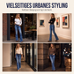 🚨 Eilmeldung: 50% endet heute Nacht! Damen High Waist Destroyed Flare Jeans