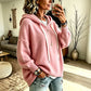 📢📢50%Rabatt!!!🎉✨Legerer Strickpullover mit Kapuze für Damen
