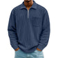 📢📢50%Rabatt!!!🎉✨Men's Casual Ribbed Half Zip Sweater – Figurbetonter Rippstrick, praktischer Reißverschluss & vielseitig kombinierbar – Perfekt für Alltag, Freizeit & kühle Tage