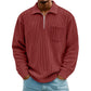 📢📢50%Rabatt!!!🎉✨Men's Casual Ribbed Half Zip Sweater – Figurbetonter Rippstrick, praktischer Reißverschluss & vielseitig kombinierbar – Perfekt für Alltag, Freizeit & kühle Tage