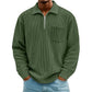 📢📢50%Rabatt!!!🎉✨Men's Casual Ribbed Half Zip Sweater – Figurbetonter Rippstrick, praktischer Reißverschluss & vielseitig kombinierbar – Perfekt für Alltag, Freizeit & kühle Tage