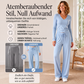 🏆 Verkaufsschlager – jetzt halber Preis! Damen-Set aus V-Ausschnitt-Langarmshirt und Weithosen