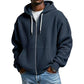 📢📢50%Rabatt!!!🎉✨Herren-Waffelstrick-Kapuzenpullover mit durchgehendem Reißverschluss – Modischer Waffelstrick, praktischer Full-Zip & lässiger Look – Perfekt für Alltag, Freizeit & kühle Tage