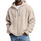 📢📢50%Rabatt!!!🎉✨Herren-Waffelstrick-Kapuzenpullover mit durchgehendem Reißverschluss – Modischer Waffelstrick, praktischer Full-Zip & lässiger Look – Perfekt für Alltag, Freizeit & kühle Tage
