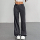 🌟 Der Look, den alle suchen – bei uns 50% günstiger! Damen Gestreifte Ausgestellte Anzughose