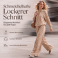 🏅 2000 Stück in 3 Tagen verkauft – schnell sein! Damen-Set mit Sweatshirt mit Leopardenmuster und weiten Hosen