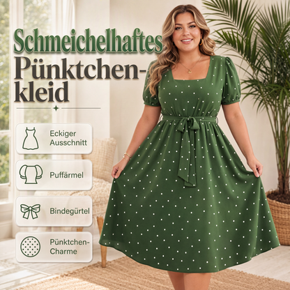 📈 Verkaufshit Nr. 1 – direkt 50%! Polka-Dot-Kleid für Damen in Übergröße
