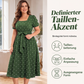 📈 Verkaufshit Nr. 1 – direkt 50%! Polka-Dot-Kleid für Damen in Übergröße