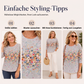 📢📢50%Rabatt!!!🎉✨Damen T-Shirt mit modischem Print & Rundhalsausschnitt