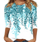 📢📢50%Rabatt!!!🎉✨Damen T-Shirt mit modischem Print & Rundhalsausschnitt