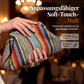 📦 Täglich 500+ Pakete versendet – der Wahnsinn! Gestreifte Damen-Clutch aus gewebtem Material