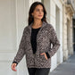 🛒 Wagen halbvoll, Preis halbiert! Damen-Leopardenjacke mit Reißverschluss
