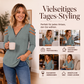 🎯 Einfach halber Preis – keine Spiele! Damen Cold-Shoulder T-Shirt mit Reißverschluss