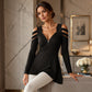 🎯 Einfach halber Preis – keine Spiele! Damen Cold-Shoulder T-Shirt mit Reißverschluss