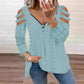 🎯 Einfach halber Preis – keine Spiele! Damen Cold-Shoulder T-Shirt mit Reißverschluss